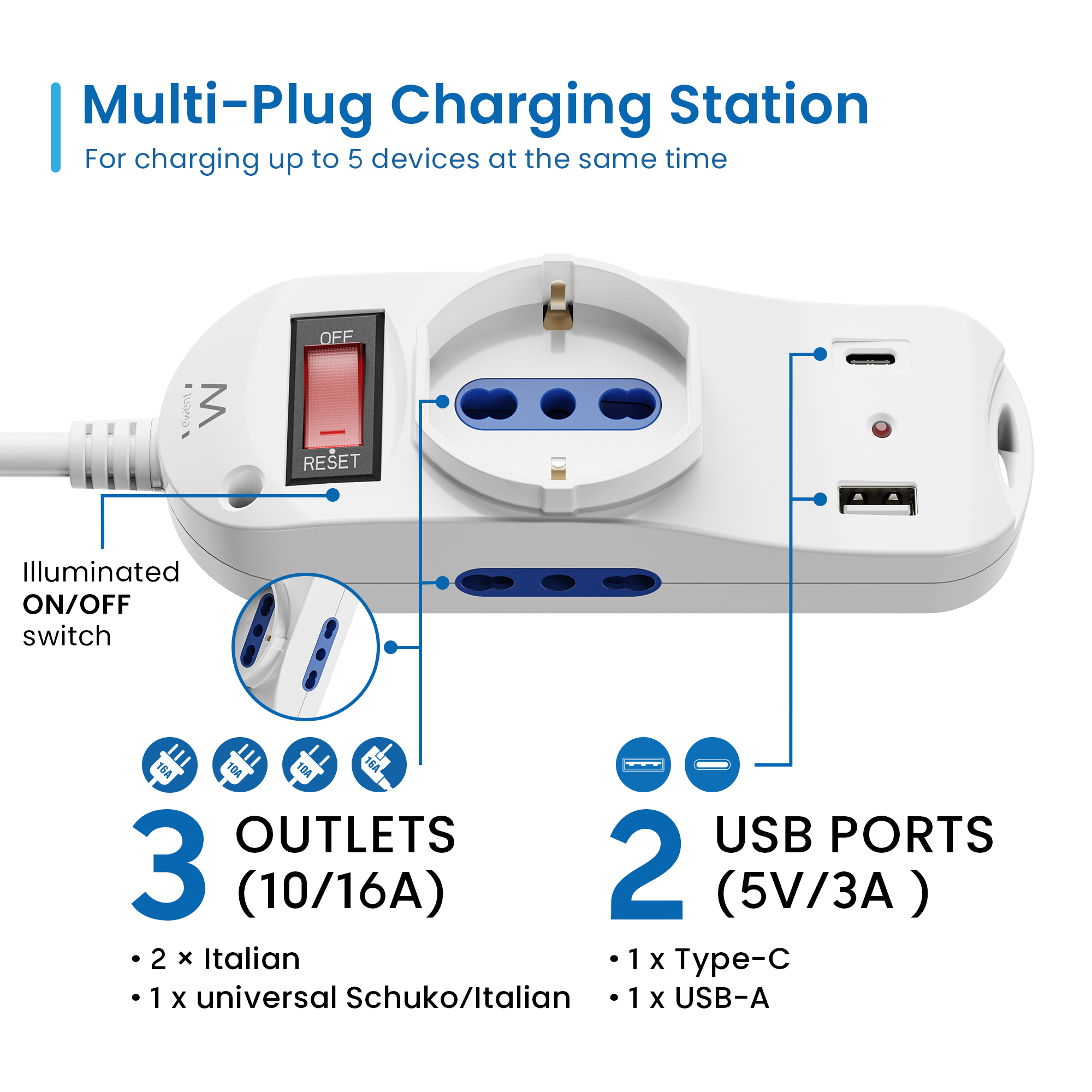 65W USB C Caricabatterie per laptop, adattatore di alimentazione per