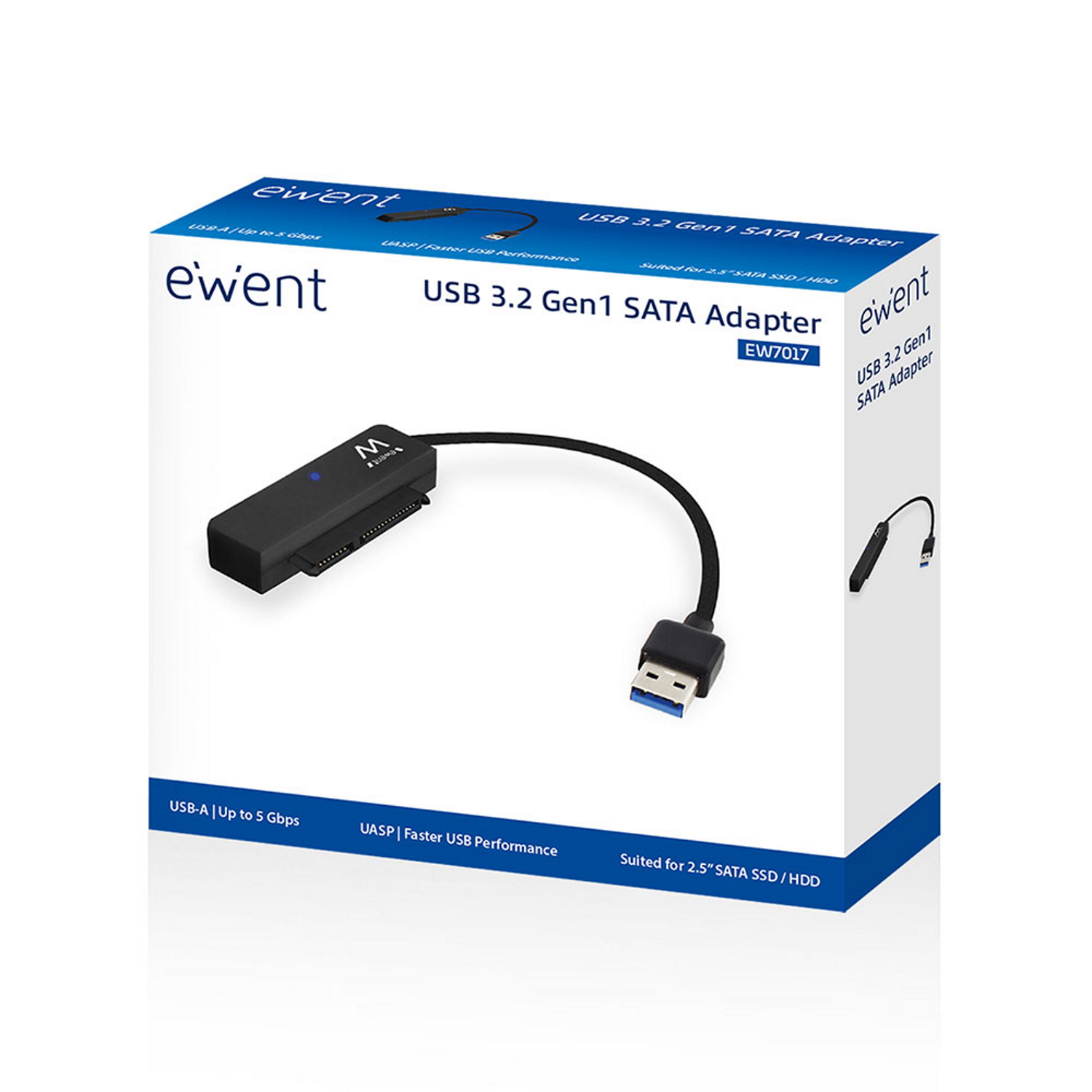 det sidste Forræderi handikap USB 3.1 to 2.5 inch SATA Hard Drive Adapter Cable for SSD / HDD | Ewent  Eminent