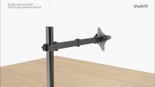 Embedded thumbnail for Monitor desk mount, 1 screen up to 34&amp;quot;, VESA