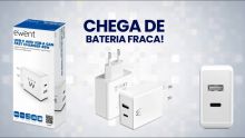 Embedded thumbnail for Carregador Rápido USB-C e USB-A GaN 45W para Smartphone, Tablet e portátil