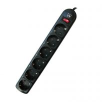 Multi Power Socket with Surge Protector 5x