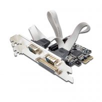 Serial and Parallel combo Interface PCI-e card, 2+1 ports