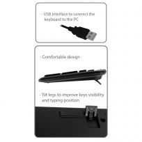 Tastiera multimediale USB Layout US